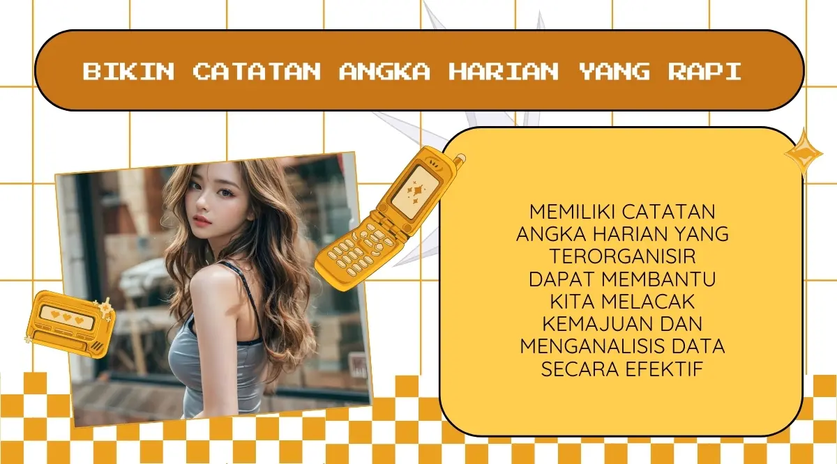 step bikin catatan angka harian
