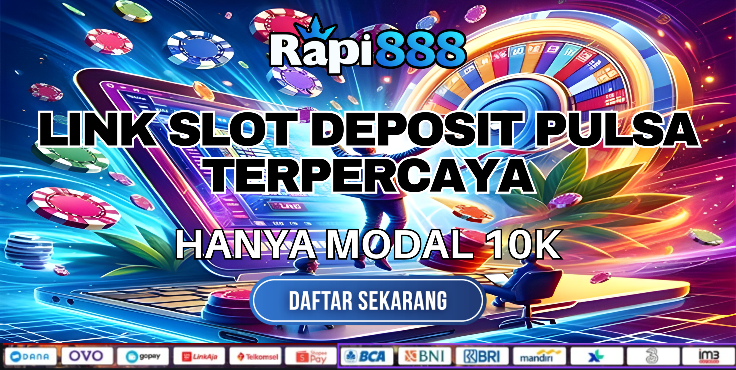 RAPI888: Link Slot Deposit Pulsa Terpercaya